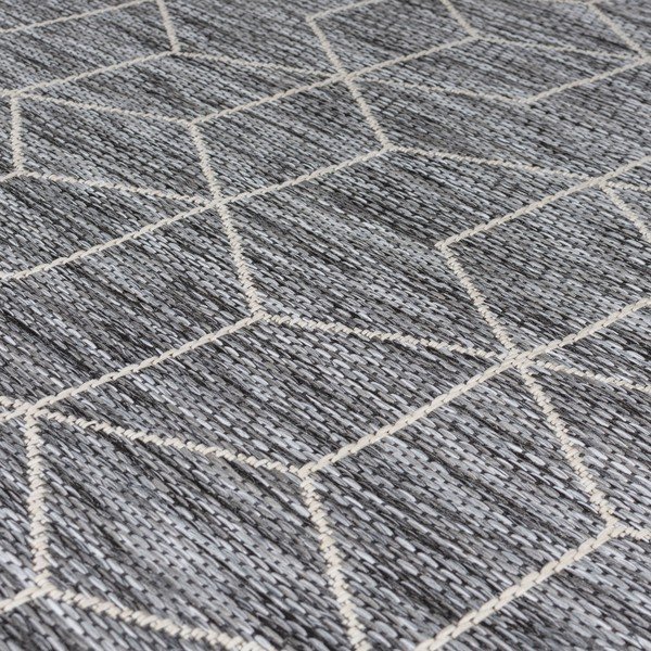Siva zunanja preproga 170x120 cm Napoli - Flair Rugs-image-2