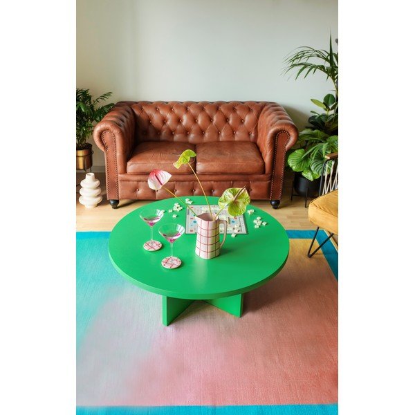 Zelena okrogla mizica ø 100 cm Pausa – Really Nice Things-image-3