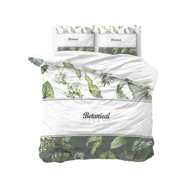 Bombažna posteljnina za zakonsko posteljo Pure Cotton Botanical Dreams, 240 x 200 cm
