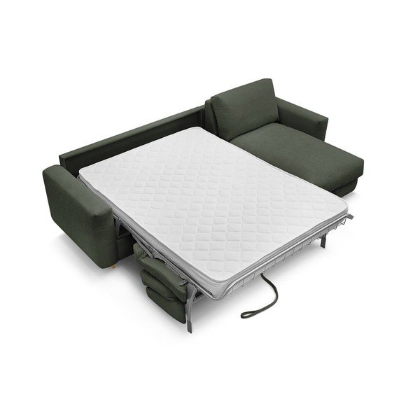 Zelena kotna sedežna garnitura Nouveau Cocoone – Bobochic Paris-image-4