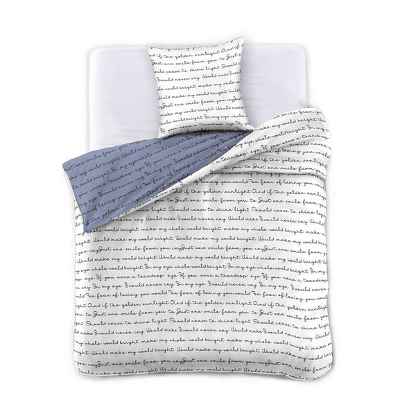 DecoKing Poemlight posteljno perilo za eno osebo iz mikrovlaken, 155 x 220 cm