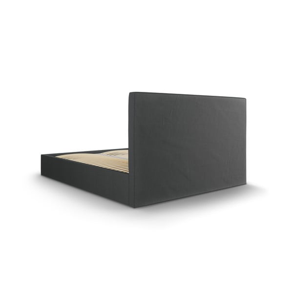 Temno siva zakonska postelja Mazzini Beds Juniper, 160 x 200 cm-image-4