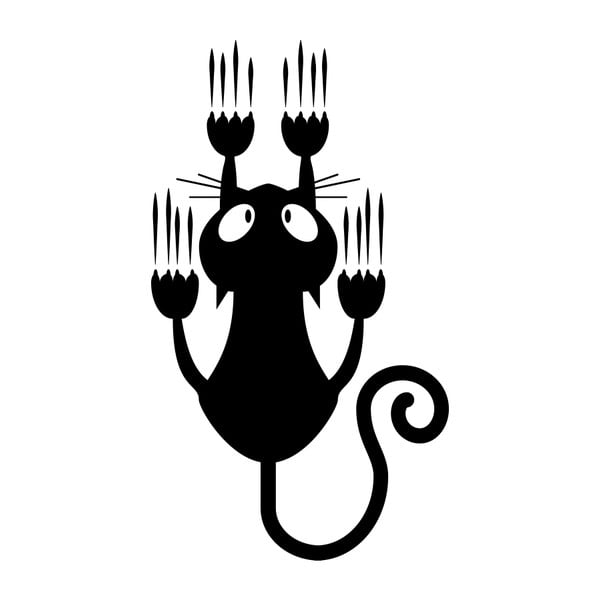 Nalepka Ambiance Sliding Cat-image-1