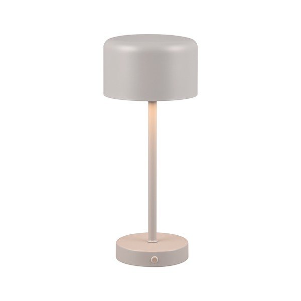 Svetlo siva LED zatemnitvena namizna svetilka (višina 30 cm) Jeff – Reality-image-3