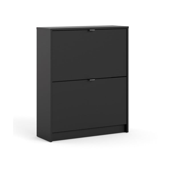 Črna preklopna omarica za čevlje Shoes – Tvilum