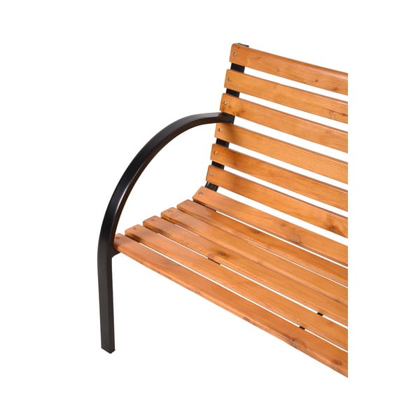 Lesena vrtna klop z jekleno konstrukcijo Garden Pleasure Bellevue-image-1