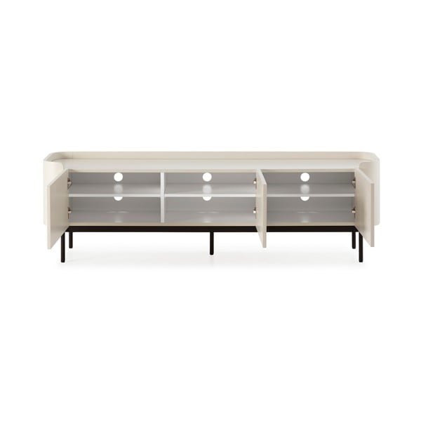 Kremno bela TV omarica 180x55x40 cm Willa – MOME-image-4
