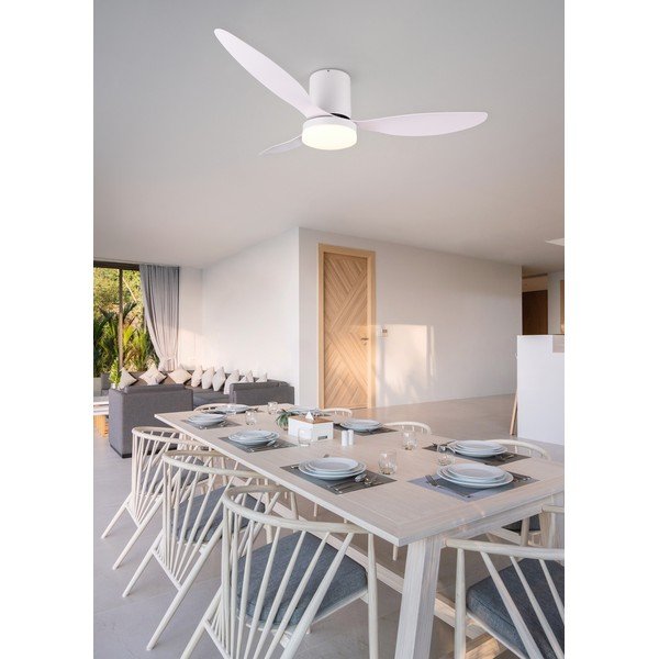 Mat bela LED stropna svetilka ø 132 cm Göteborg – Reality-image-2