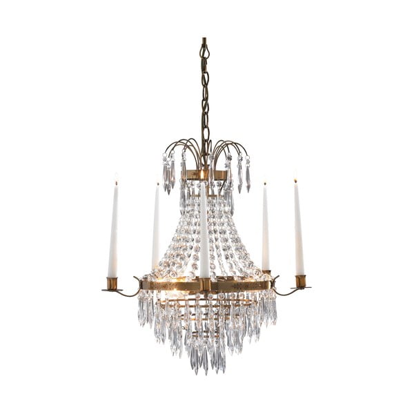 Viseča svetilka v zlati barvi ø 50 cm Krageholm – Markslöjd