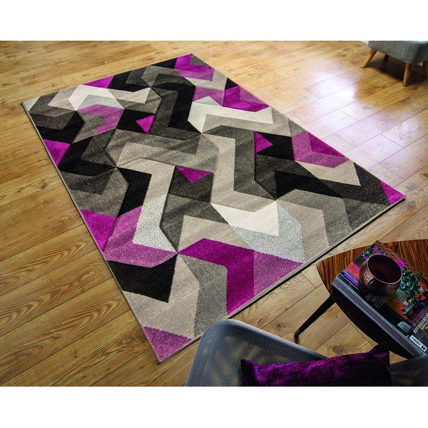 Preproga Flair preproge Aurora Grey Purple, 80 x 150 cm-image-4