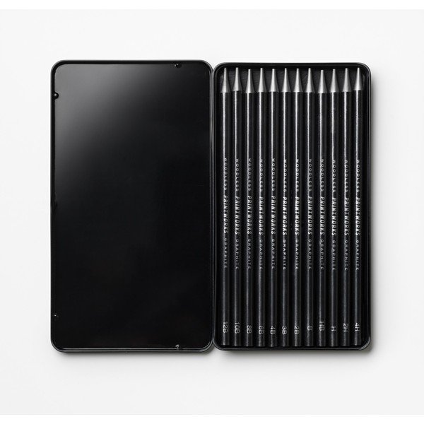 Svinčniki v kompletu 12 ks Graphite – Printworks