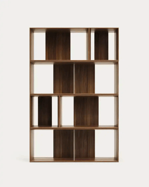 Sistem modularnih polic v orehovem dekorju 6 ks 101x152 cm Litto – Kave Home-image-3