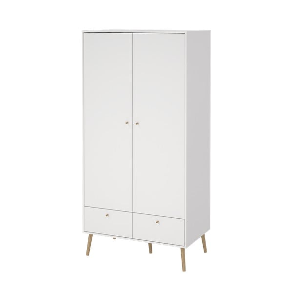 Bela garderobna omara 99x200 cm Bodo – Tvilum-image-3