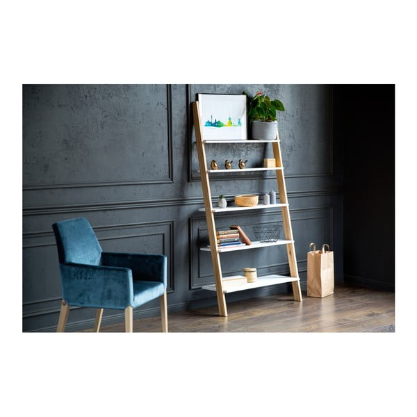 Bela podporna polica Ragaba ASHME, širina 85 cm-image-1