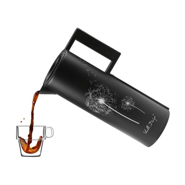 Črna termoska 1 l Corto – Vialli Design-image-2