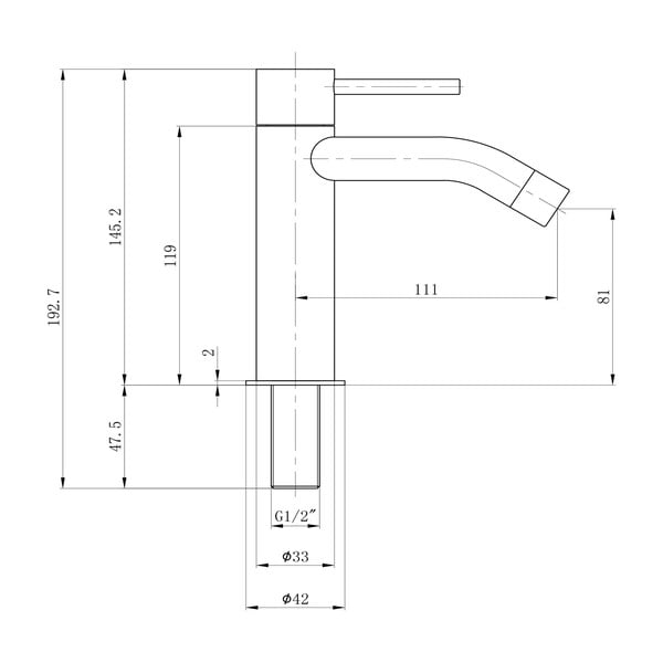 Ventil za umivalnik v sijajno srebrni barvi Small – Sapho-image-3
