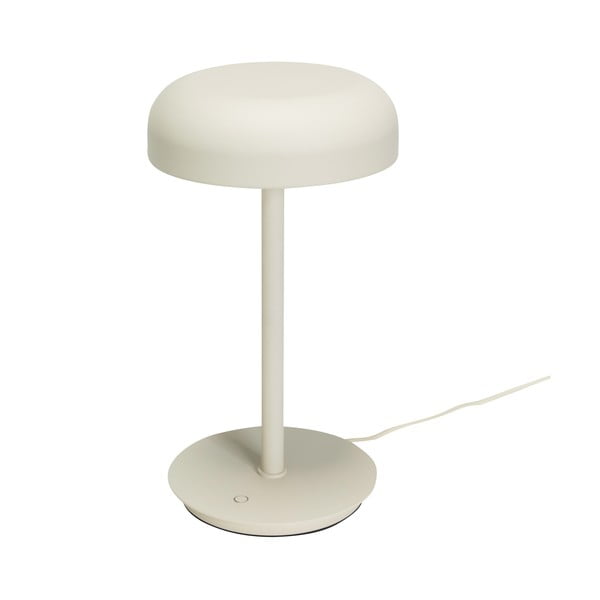 Kremno bela LED zatemnitvena namizna svetilka (višina 37 cm) Velo – Hübsch-image-4