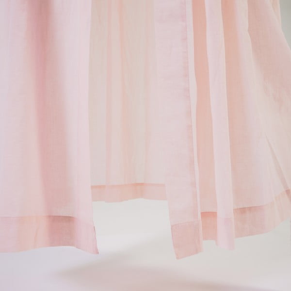 Svetlo roza bombažni baldahin Carelene - Kave Home-image-4