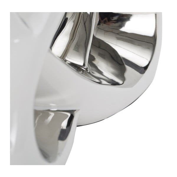 Bela in srebrna keramična vaza Mauro Ferretti Bling-image-3