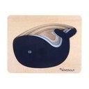 Lesena sestavljanka vtikanka Whale – Kindsgut