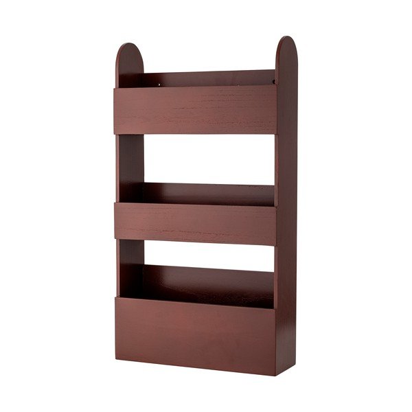 Rdeč otroški regal iz masivne pavlonije 38x70x12 cm Moris – Bloomingville Mini