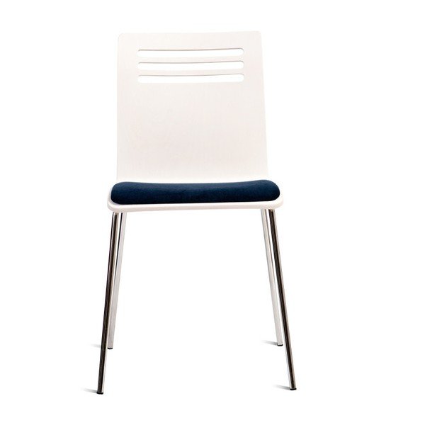 Bel stol s sedežem iz bukovega lesa Charlie Pommier Comfort-image-1