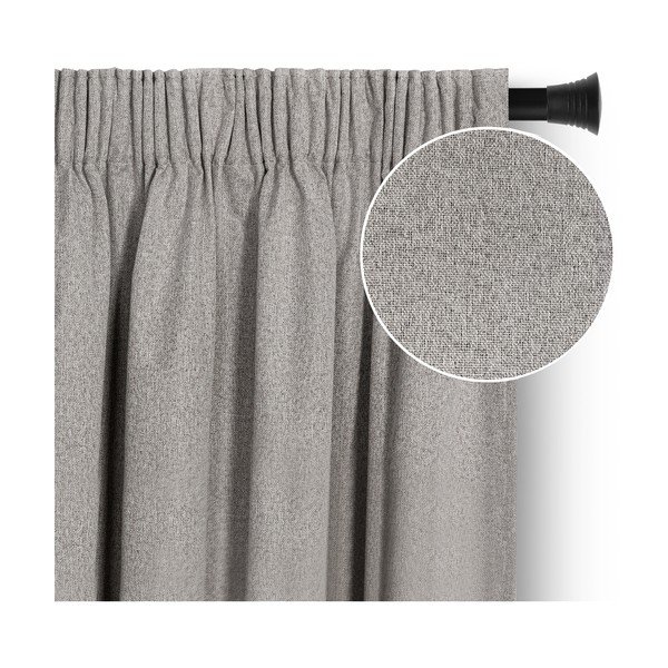 Sivorjava zatemnitvena zavesa 140x250 cm Corita – Restilo