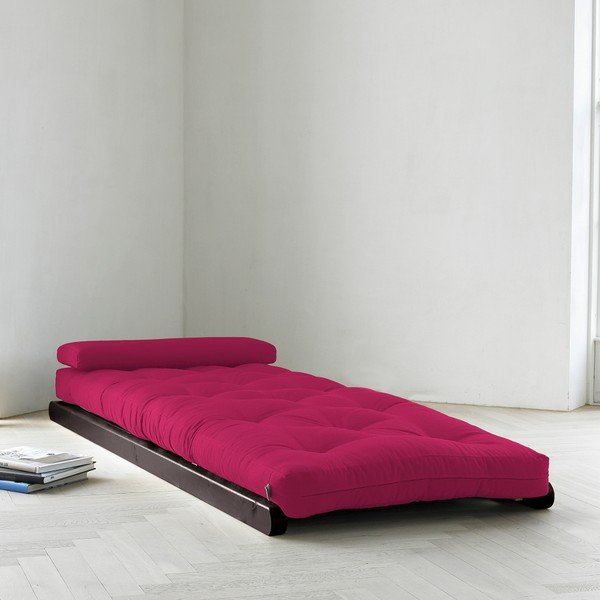 Lounge stol Karup Figo, Wenge/rožnata, 70 cm-image-2