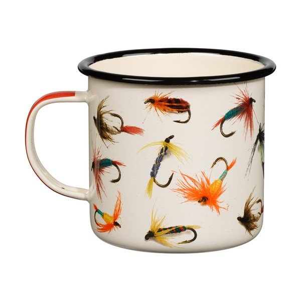Skodelica iz emajla 0.5 l Fly Fishing – Gentlemen's Hardware-image-1
