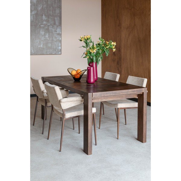 Jedilna miza iz masivnega lesa 90x180 cm Bruneau – Dutchbone-image-3