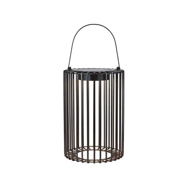 Črna zunanja solarna LED lanterna s polnjenjem na USB (višina 54 cm) Cavia – Markslöjd-image-3