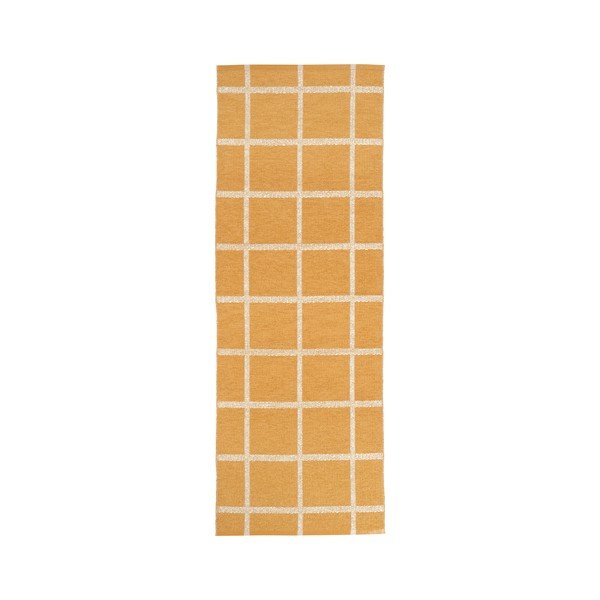Oker rumen zunanji in notranji tekač 70x225 cm Ada Ochre – Pappelina-image-3