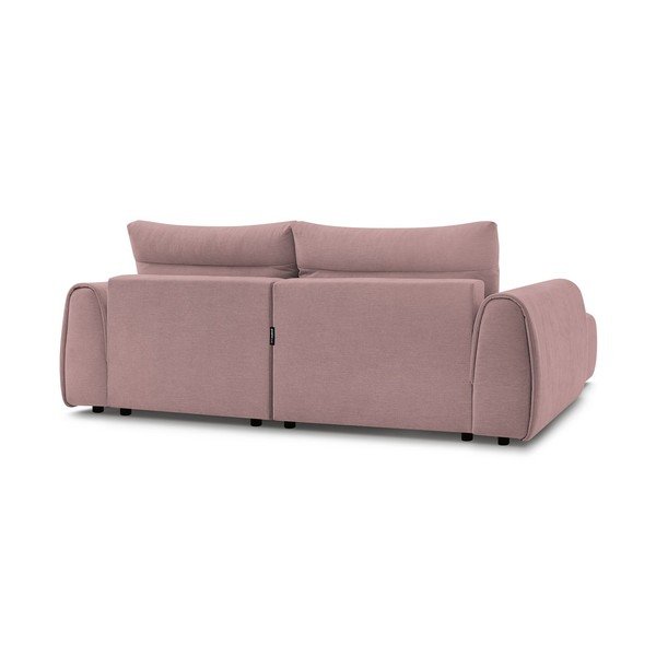 Svetlo rožnata kotna sedežna garnitura Aden – Bobochic Paris-image-4