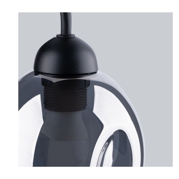 Črna stenska svetilka ø 25 cm Garten – Sollux-image-4