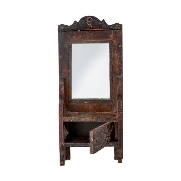 Stensko ogledalo z lesenim okvirjem 17,5x43 cm Sehar – Bloomingville-image-2