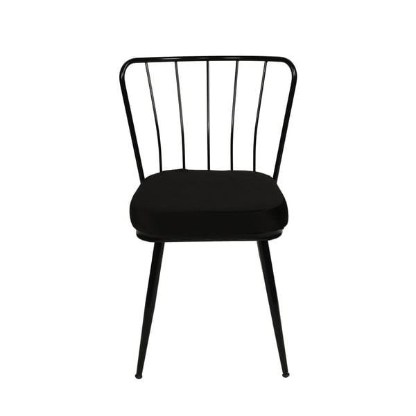 Črni kovinski jedilni stoli v kompletu 2 ks Yildiz – Kalune Design