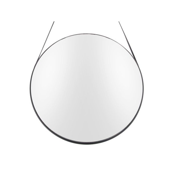 Stensko ogledalo z okvirjem v črni barvi PT LIVING Balanced, ø 47 cm-image-2