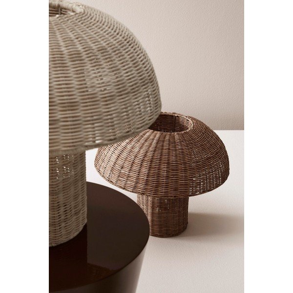 LED namizna svetilka iz ratana v naravni barvi s senčilom iz ratana (višina 40 cm) Irele – Bizzotto-image-2