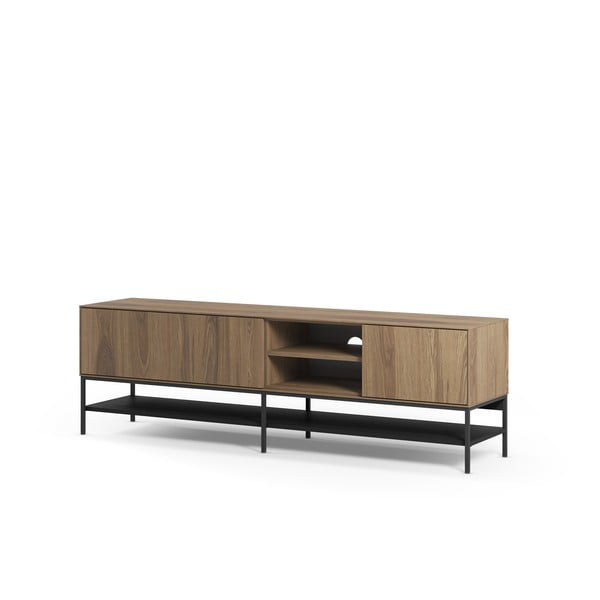 TV omarica v hrastovem dekorju v naravni barvi 180x55x35 cm Amira – Marckeric-image-2