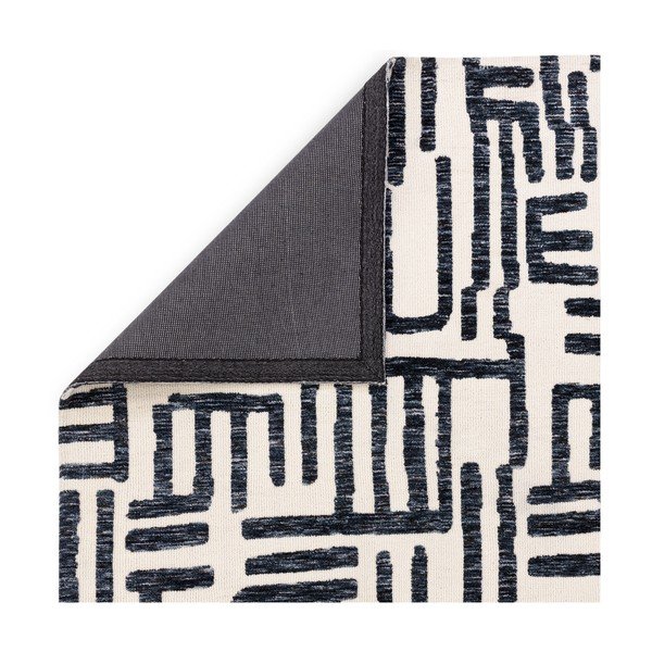 Črna/bela preproga 200x290 cm Mason – Asiatic Carpets-image-4