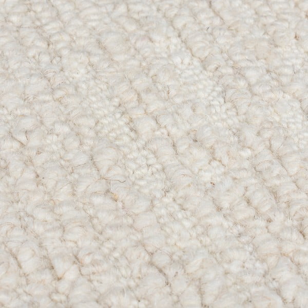 Slonokoščena ročno tkana volnena preproga 160x230 cm Harris Boucle – Flair Rugs-image-2