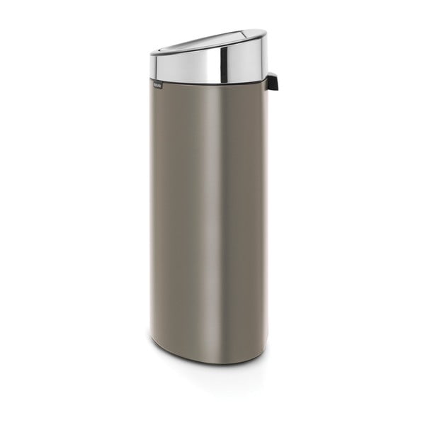Siv jeklen koš za smeti na dotik 40 l Touch Bin – Brabantia-image-2