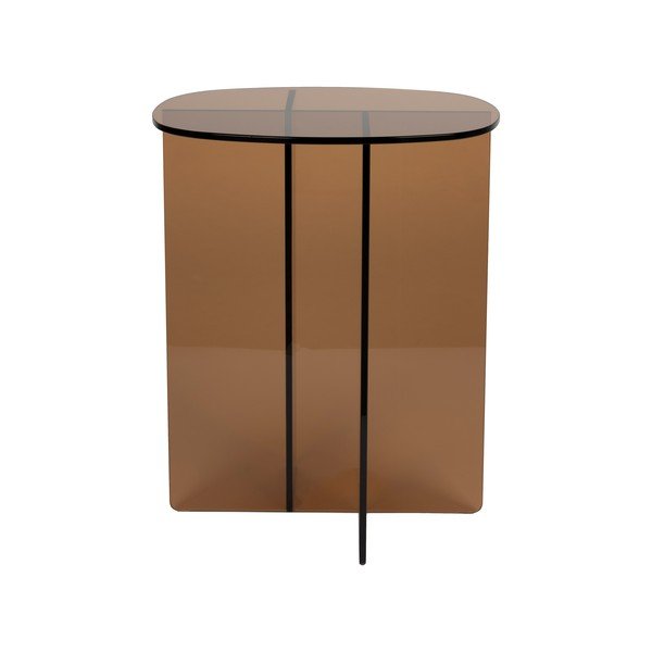 Steklena stranska mizica 30x40 cm Linea – Zuiver