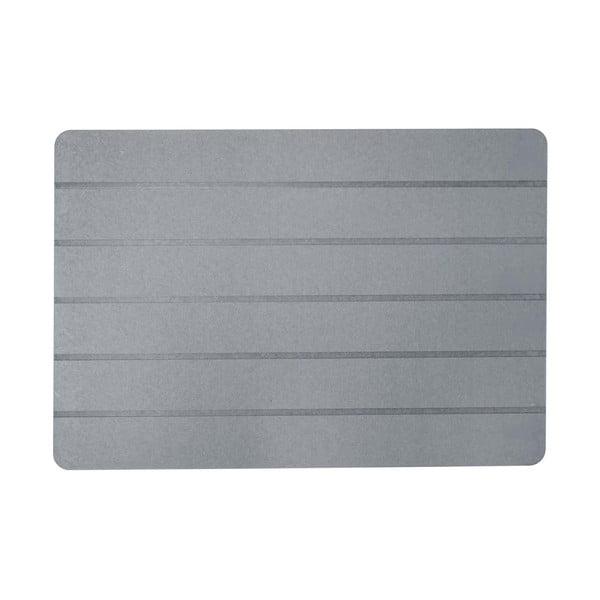 Siva kopalniška preproga 50x70 cm Baline – douceur d'intérieur