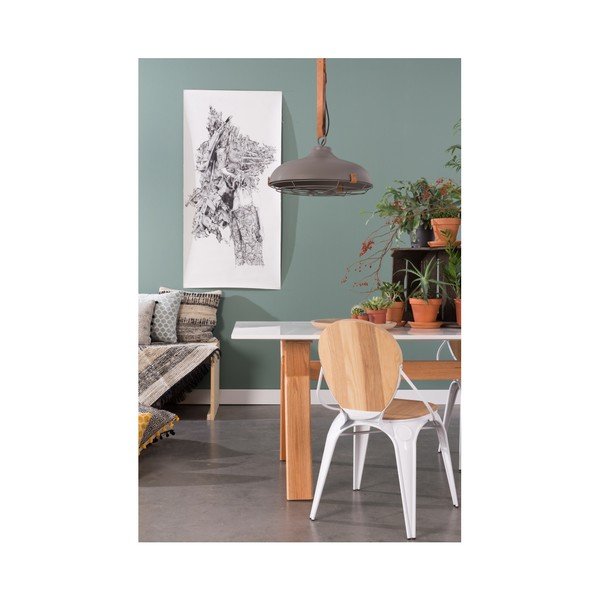 Siva viseča svetilka Zuiver Dek, ⌀ 51 cm-image-4