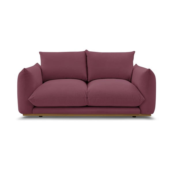 Bordo rdeča sedežna garnitura 193 cm Ernest – Bobochic Paris