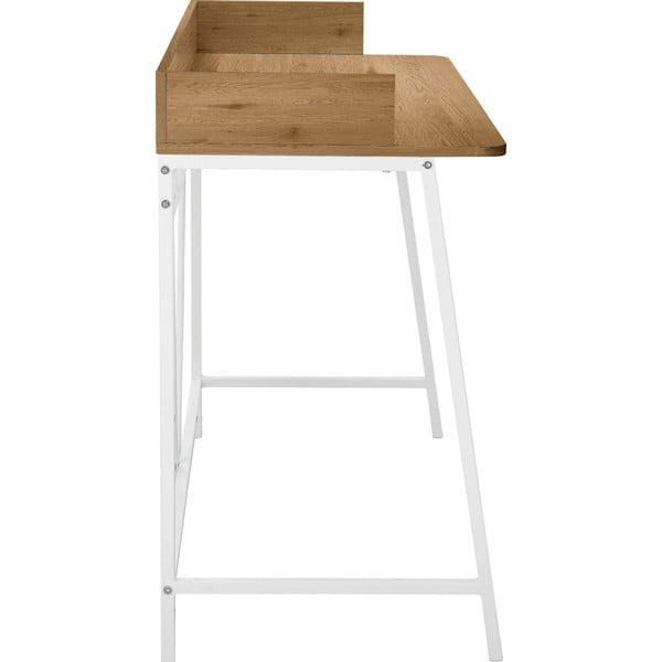 Pisalna miza z mizno ploščo v hrastovem dekorju 50x120 cm Savona – Støraa-image-2