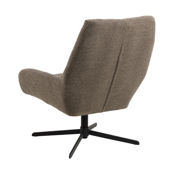 Sivo-rjav fotelj iz tkanine bouclé Paris – Actona-image-3