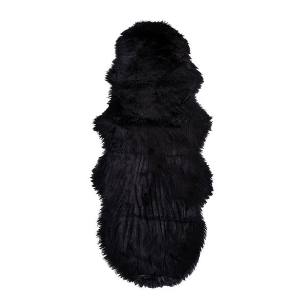 Črn sintetičen tekač 60x180 cm – House Nordic