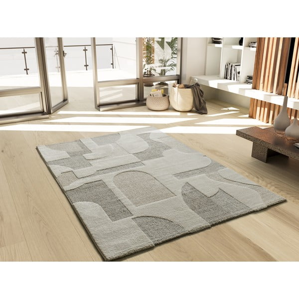 Bež/kremno bela preproga 120x170 cm Verona – Universal-image-2